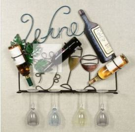 francesca wall wine rack