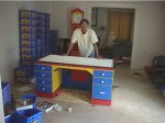 Eric Harshbarger built desk