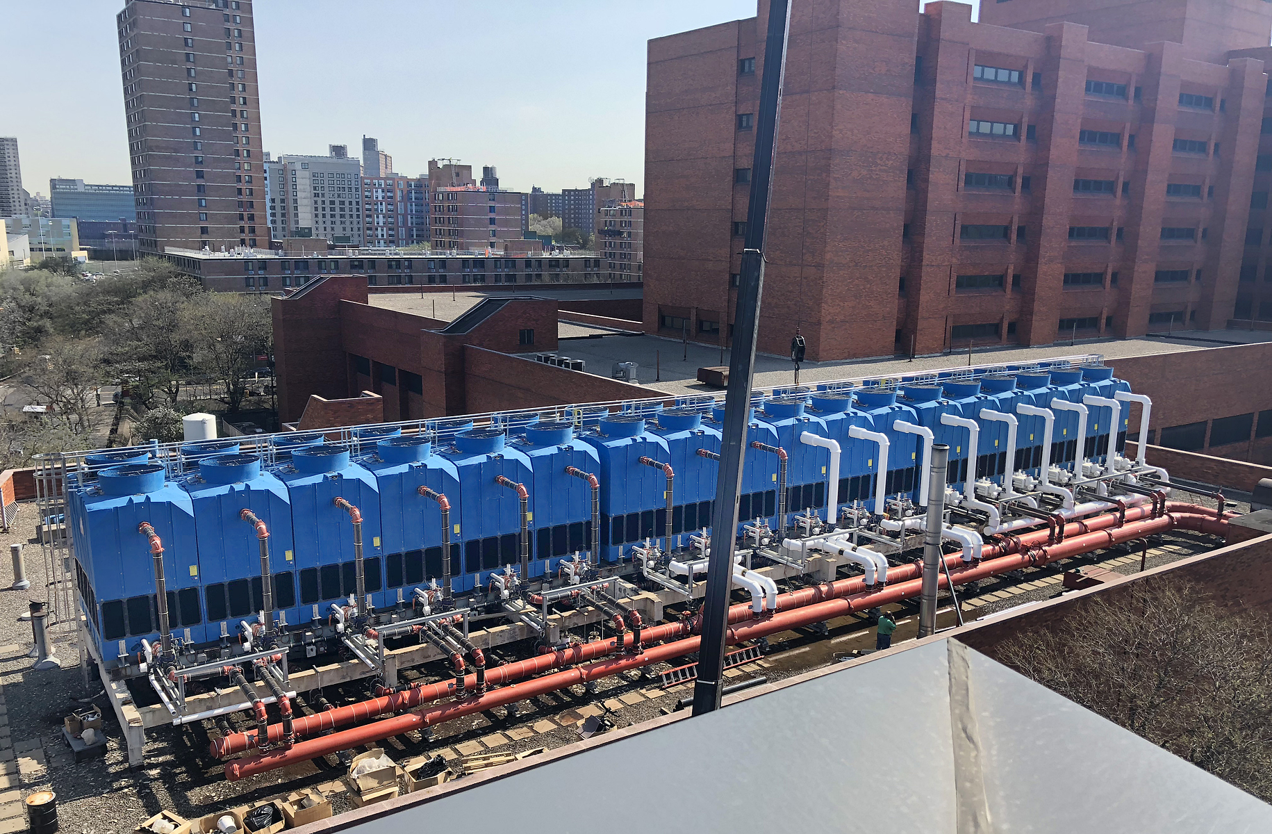 antimicrobial cooling towers